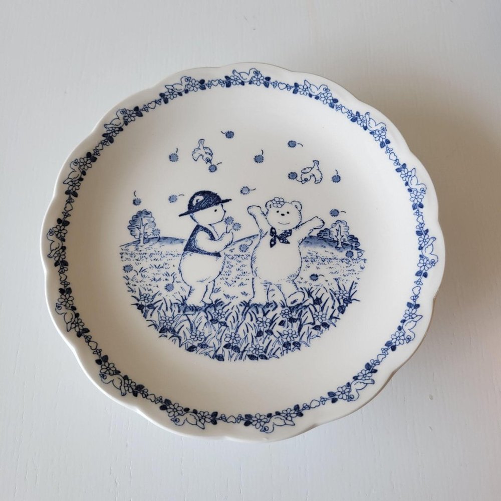 Nikko Tableware Blue & White Teddys